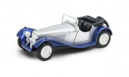 Welly SS Jaguar 100 1:34 stříbrný